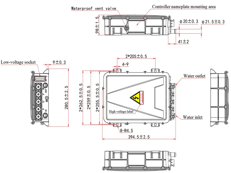 320V 540V Motor Controller 320V 540V Motor Controller