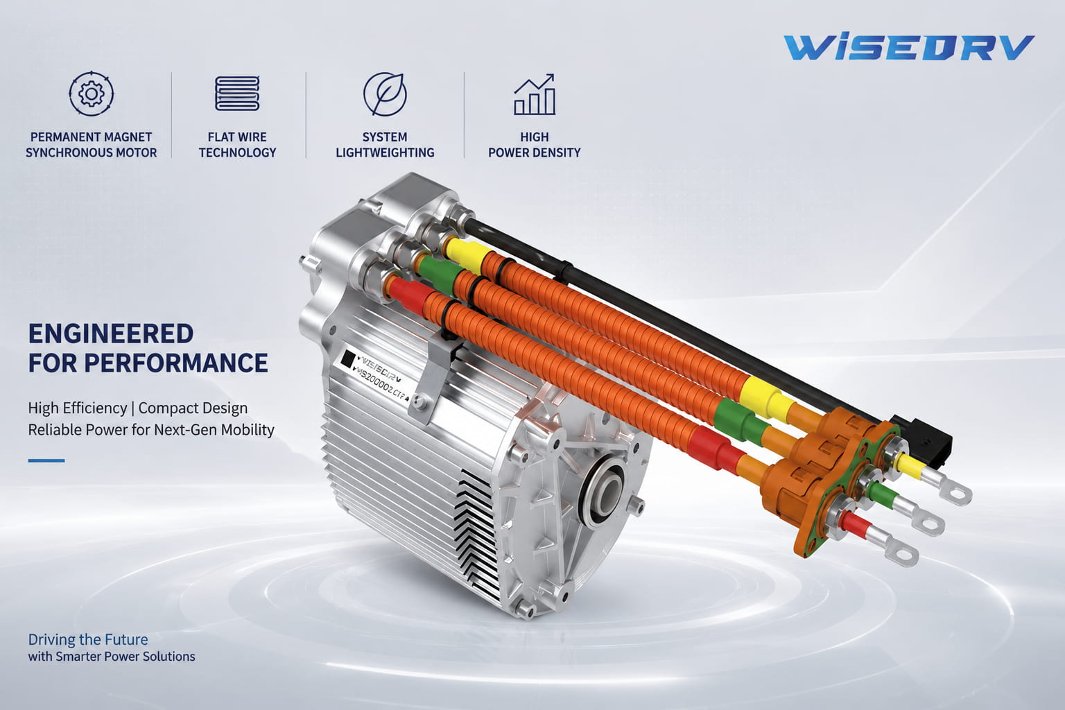 automotive synchronous motor permanent magnet with hairpin and CAN2.0