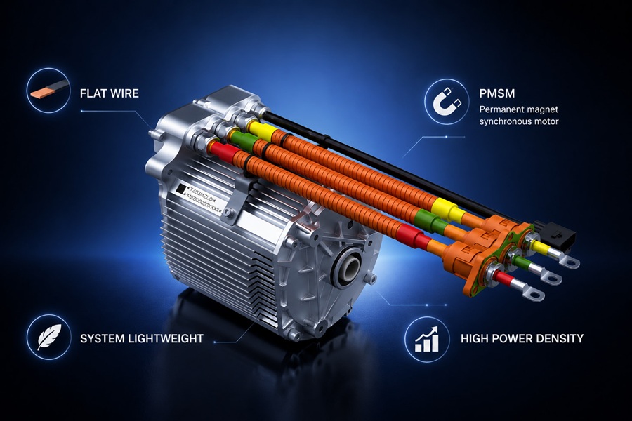 Lightweight permanent magnet synchronous motor and electronic control Lightweight permanent magnet synchronous motor and electronic control